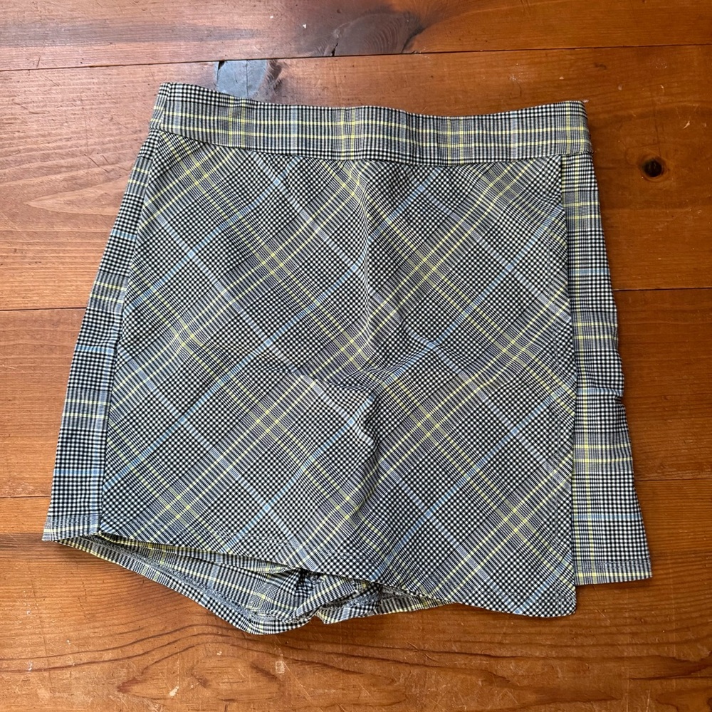 Garage Carrot-Style Skort – S, Black/Yellow/White/Blue, Stretchy